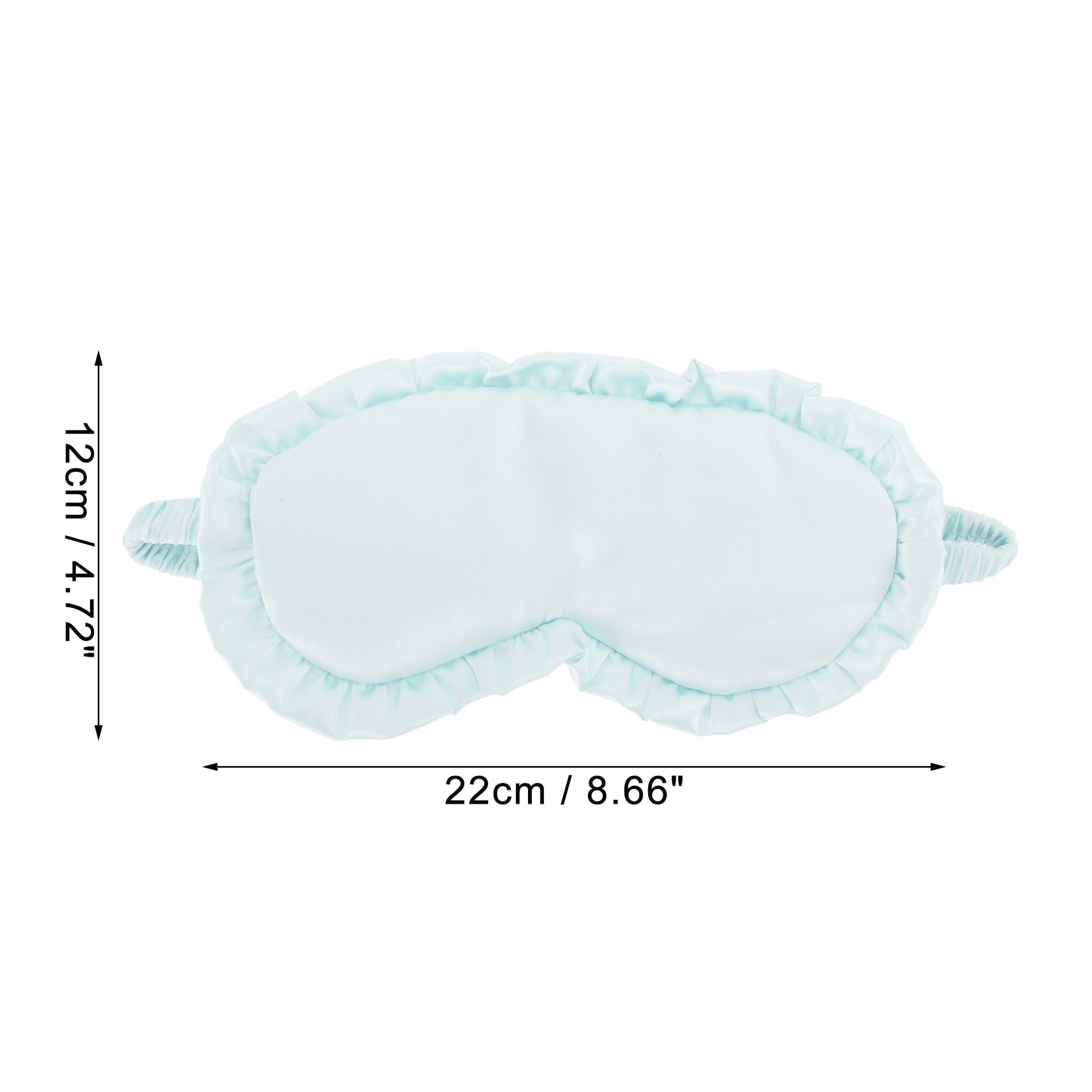 Unique Bargains Soft Flowers Style Sleep Mask Eye Shade Cover for Rest Blue