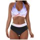 thumbnail image 1 of MKLEKYY Trajes De Baño Mujer Dos Piezas Women Sexy Cute Split Bikini Swimsuit High Waisted Bikini Sexy Push Up Two Piece Beach Swimming Swimsuits 925, 1 of 6