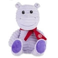 thumbnail image 2 of (4 pack) Holiday Time 7.5" Plush Hippo Stuffed Animal Toy, Purple , For Child, 2 of 3