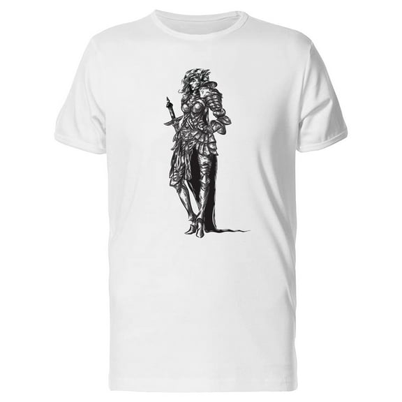 Queen Warrior Drawing Tee Men's -Image by Shutterstock
