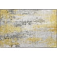 thumbnail image 2 of Addison Rugs Mayfield Premium Machine Washable Transitional Abstract Yellow Rectangle Rug, 1'8" x 2'6", 2 of 6