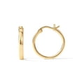 thumbnail image 1 of Pendientes tipo argolla PAVOI de plata de ley 925 chapados en oro amarillo de 14 quilates, 1 of 6