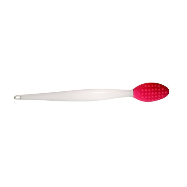 Soidarity Cepillo para la nariz, suave, agradable para la piel, limpieza facial, cepillo de silicona, eliminación de espinillas Cuerpo del baño Rojo