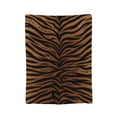 thumbnail image 2 of Tiger Print Throw Blankets All Season Ultra Soft Warm Fleece Blanket for Home Bed Sofa Couch Chair Outdoor Travel Camping 80x60, 2 of 6