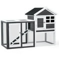 thumbnail image 6 of Zimtown 48" L Wooden Chicken Coop Hen House Rabbit Hutch Poultry Cagem, Gray, 6 of 9