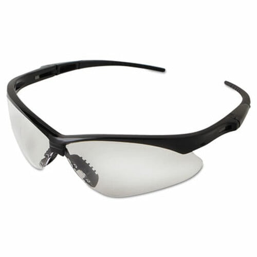 3 Pair Nemesis Safety Glasses Black Frame Clear Lens 25676 for sale online 