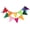 Color, variant on Yihuala Lovely Pennant Flag for Window Wall Perfect for Christmas Parties Hanging Tent Ornament 10ft Long Opening Party