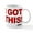 White, variant on CafePress - I Got This Signed God Christian Mugs - 11 oz Ceramic Mug - Novelty Coffee Tea Cup