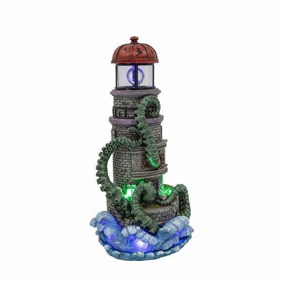 FG Square Lighthouse Attack Halloween Village