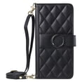 thumbnail image 2 of Funda tipo billetera GANGXUN para iPhone 15 Pro – Tapa abatible con correa para mujer, 2 of 5