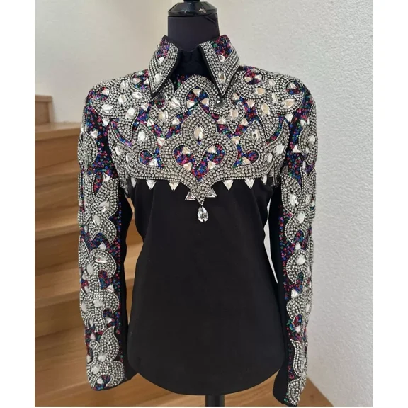 Western Show Pleasure Rail Shirt Jacket Clothes Showmanship Horsemanship