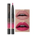 thumbnail image 2 of WREESH Crayon à Lèvres Double Tête Vernis à Lèvres Fini Mat Pas de Bâton à Lèvres Stylo à Ligne de Lèvres Rotatif, 2 of 4