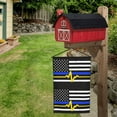 thumbnail image 7 of 911 Dispatcher - Thin Blue Gold Line Flag Garden Flag 12x18 Inch Indoor Balcony Courtyard Outdoor Decorative Flag, 7 of 7