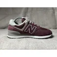 thumbnail image 4 of New Balance 574 Burgundy And Grey Men’s Sneakers Size 8, 4 of 5