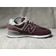 thumbnail image 4 of New Balance 574 Burgundy And Grey Men’s Sneakers Size 8, 4 of 6