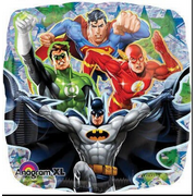 18″ HOLOGRAPHIC SUPERHERO Balloon • Party Supplies Decorations Foil Mylar Balloon