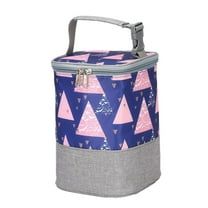 Oxford Cloth Baby Bottle Bag B， Insulated Baby Bottle Bag Reusable Baby Bottle Tote Bag Lunch Bag Perfect for Daycare Travel or Back to Work Mom