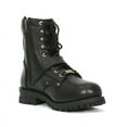 thumbnail image 3 of Hot Leathers BTM1017 Men’s Black Grave Rub Skull Tall Logger Motorcycle Boot 11, 3 of 9