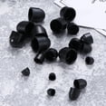 thumbnail image 6 of Worgeous Plastic Dome Screw Cap Black For Bolts Nuts 145Pcs 7.7x5.5x1.4in, 6 of 8