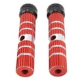 thumbnail image 4 of Clavijas de Aluminio para Bicicletas, Clavijas Antideslizantes para Bicicletas, Pedales Traseros con Luces de Advertencia Nocturna para Bicicletas de Montaña 2PCS, 11.7cm Rojo, 4 of 5