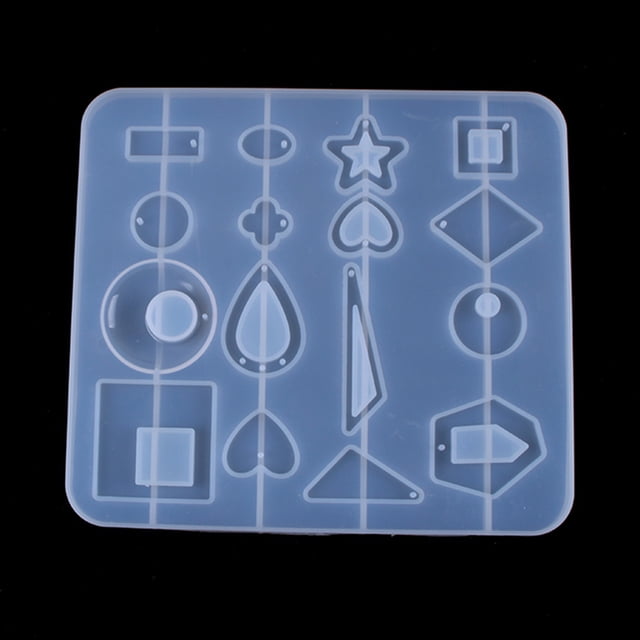 DIY Silicone Jewelry Mould Kit: Geometric, Water Drop & Hollow Out Designs for Earrings and Pendants – Lightweight, Mini Size Craft Tools with Multiple Shape Options (Type 1-11)