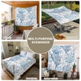thumbnail image 6 of Navy Blue Coral Coastal Large Tapestry for Bedroom Wall Hanging Tapestry,Summer Beach Seaside Nautical Ceiling Backdrop Tapestries Poster Blanket Wall Decor for Teens Room Living Room Dorm 86" x 104", 6 of 8