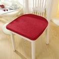 thumbnail image 4 of Tunhigl Office Chair Cushion with Lumbar Support 18 x 18 Inches - U-shaped Ergonomic Horseshoe Seat Pad for Home, Office, Car, Garden and Back Pain Relief Chair Use Red, 4 of 6