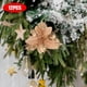 thumbnail image 5 of 12pcs Artificial Flower Christmas Head Powder Flower Home Decoration Wreath Ornaments Pecoration Finished Accessories, Artificial Flower Christmas Wreath, Home Decoration Ornaments, Artificial, 5 of 9