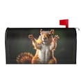 thumbnail image 3 of PHELIKA Squirrel Funny Animal Meets Magnetic Mailbox Covers Post Letter Box Cover Standard Size 25.5"H x 21"W, 3 of 8