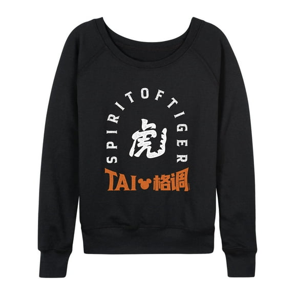 Mickey & Friends - Year of the Tiger - Women's Lightweight French Terry Long Sleeve Shirt