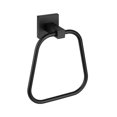 thumbnail image 1 of Matsuzay Toallero colgante montado en la pared, soporte de cocina de acero inoxidable, estante de almacenamiento de Hardware para el baño del Juegos de accesorios de baño rectángulo negro, 1 of 6