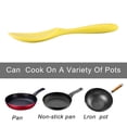 thumbnail image 5 of 8.7" Silicone Soup Ladle Spoon Wood Hand Restaurant Kitchen Scoop Utensil Cooking Supplies Yellow, 5 of 7