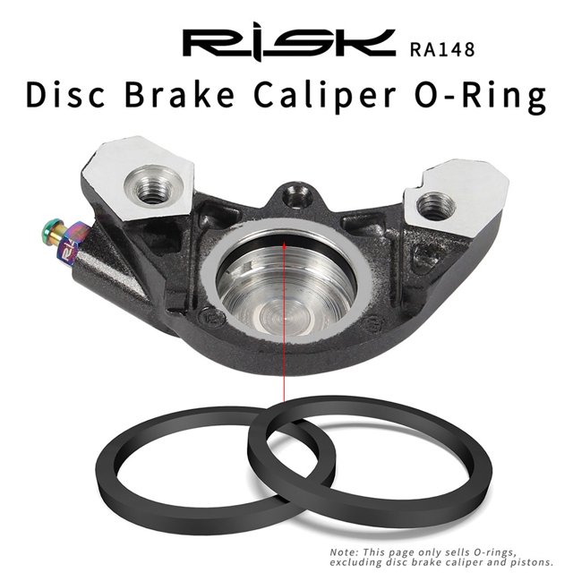 Anillo De Sellado RISK 2 uds MTB bicicleta de carretera pistón disco pinza de freno anillo de sellado para XT SLX