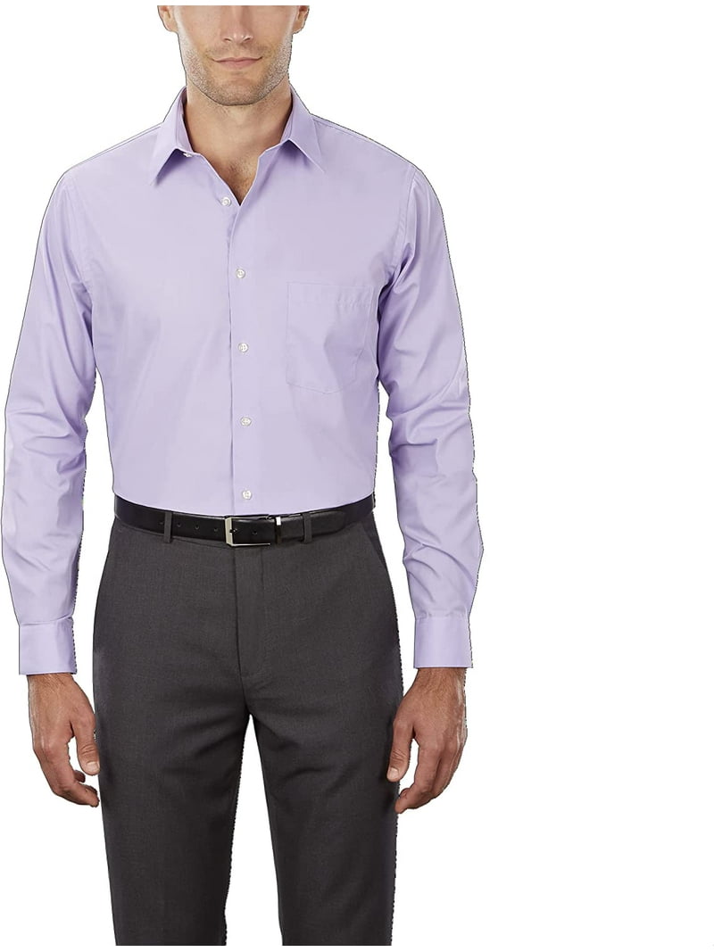 Van Heusen Mens TALL FIT Dress Shirts Poplin Big and Tall