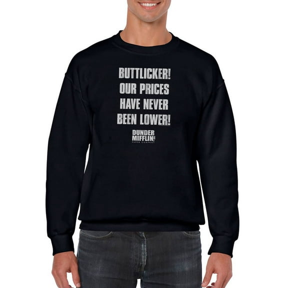 Prices Quote Sweatshirt Men The Office, Male Large