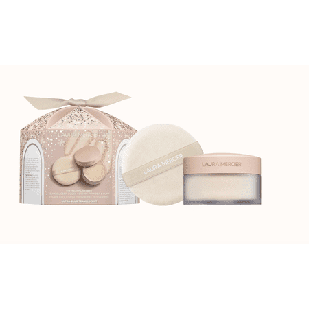 Laura Mercier Divinely flawless translucent loose setting powder & puff $65 Value