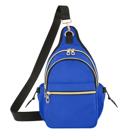 Women Crossbody Bag Fashion Blue Printed Sling Bags Shoulder for Women