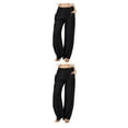 thumbnail image 4 of Pantalones de mujer Sonducket de repuesto sueltos plisados de cintura alta Casual de verano transpirable hasta El tobillo, 4 of 6