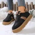 thumbnail image 2 of Women's Boots Winter Boots Lace Up Lined Insulated Round Toe Warm Comfortable Shoes Cold Weather, 2 of 9