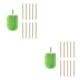 thumbnail image 1 of Toystoory Molde de helado Molde de alimentos de congelación de plástico Fabricante resistente a la temperatura Verde Grün 2Conjunto, 1 of 6