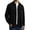 Black, variant on Mens Corduroy Jacket Casual Lightweight Jacket Button Up Long Sleeve Shirts with Flap Pockets Brown