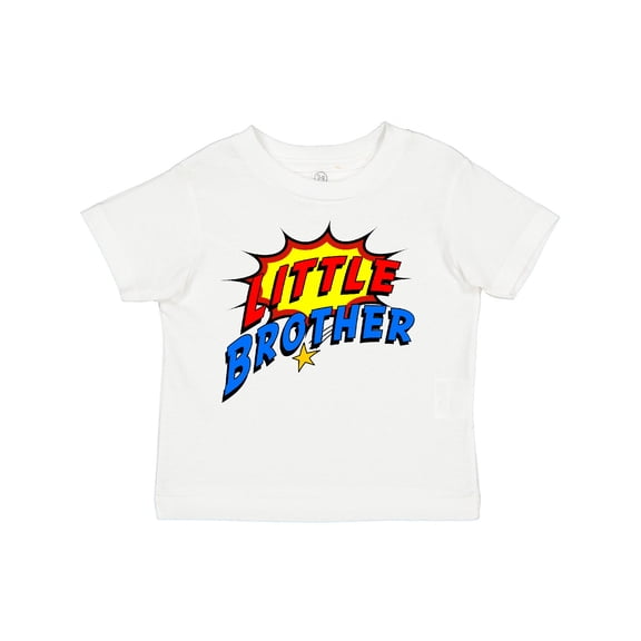 Inktastic Little Brother Superhero Boys Toddler T-Shirt