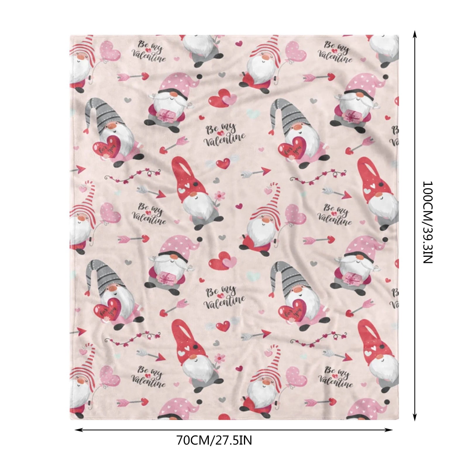 Weighted Blanket Clearance! Valentine's Day Blanket Flannel Decorative Blanket Air Conditioning Blanket Throw Blanket Valentines Day Decorations 1X Blanket