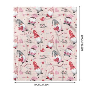 Dédouanement des couvertures pondérées ! Couverture décorative de la Saint Valentin Air Conditionnement Blank Jet Blanket Valentine Day Decorations 1X couverture