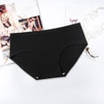 thumbnail image 1 of Ropa interior sin costuras para mujer Calzoncillos de algodón Transpirable Cintura media Bragas para niñas Likrtyny Para estrenar, 1 of 5