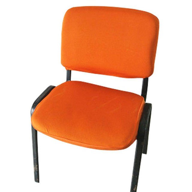 ziyahi 1 Set Split Design Stretchable Office Computer Rotating Chair Cover Chair Covers Slipcover Orange