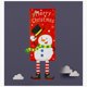 thumbnail image 4 of Cartel de porche de Navidad Banner de Feliz Navidad Decoración de Navidad colgante para Genérico Adornos colgantes, 4 of 7