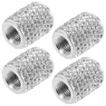 thumbnail image 4 of Bling Car Tire Valve Caps with Sealing Ring for Car Tyre Use Crafted from Aluminum Alloy 4pcs, 4 of 5
