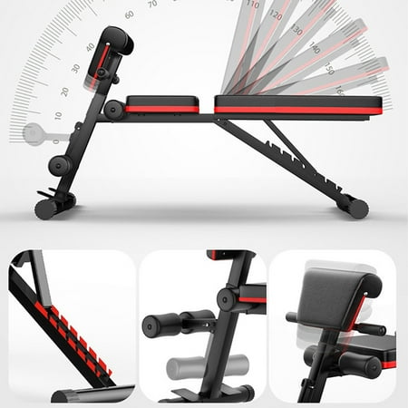 Adjustable Weight Bench 5 in 1 Foldable Sit Up Bench 