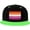 C3052, variant on Lesbian Pride Rainbow LGBT Flag Trucker Hat Baseball Cap Women Cowboy Hat Men Dad Hat Adjustable Snapback Hat White